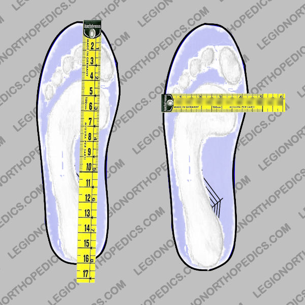 How to draw insoles for custom size | Legion Orthopedics