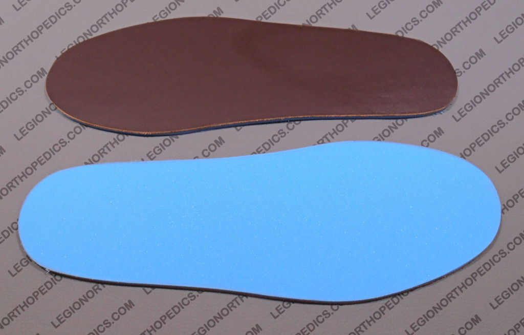 Full length leather insoles