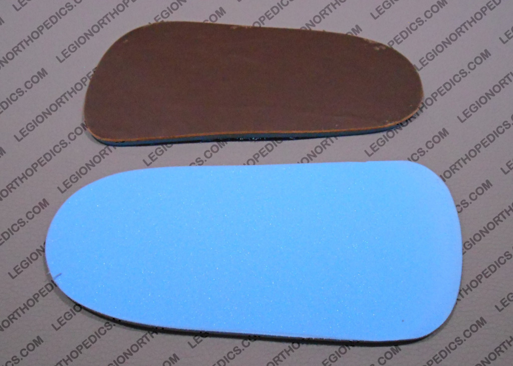 top and bottom leather insoles